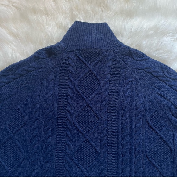 Gently Worn REISS “Nina” Cable Knit Relaxed Fit Wool Blend Tunic Jumper - Picture 11 of 12